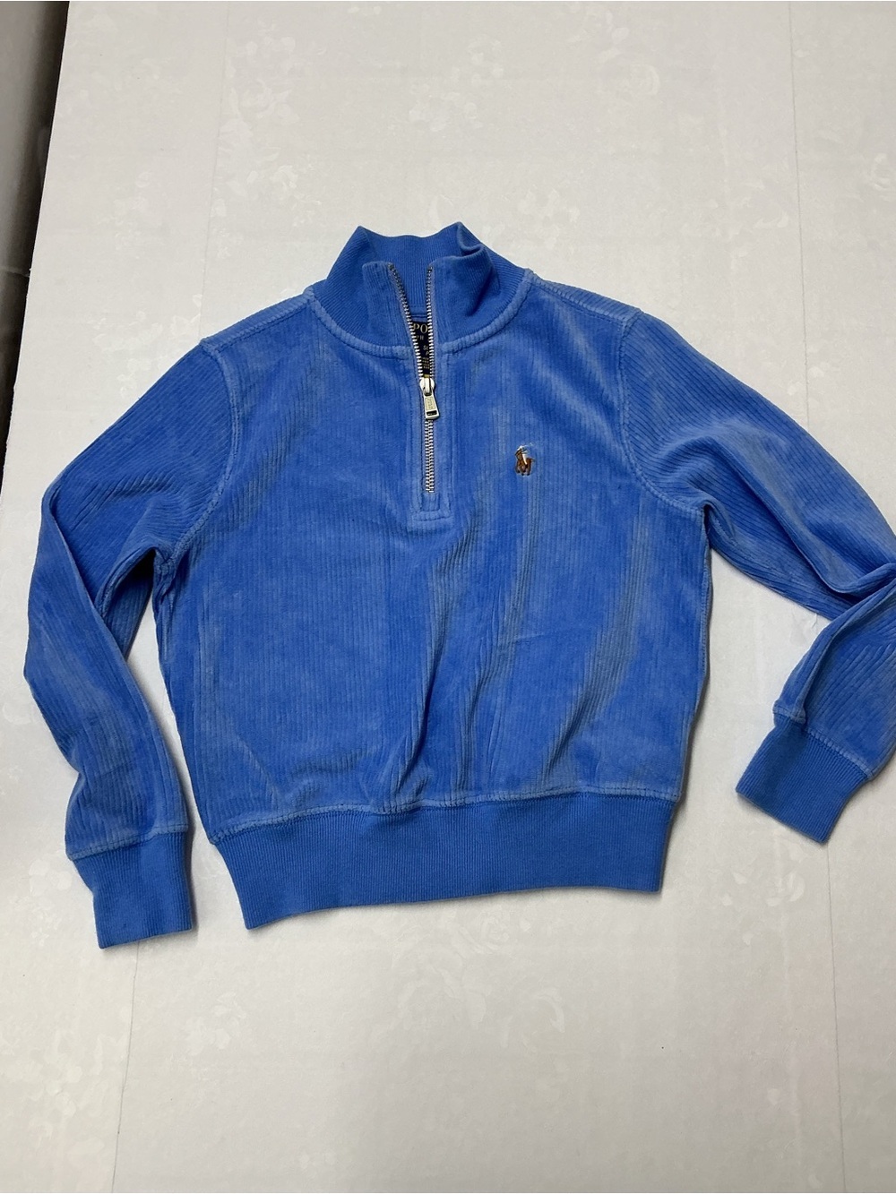Polo by Ralph Lauren Royal Blue Corded Half-Zip Pullover